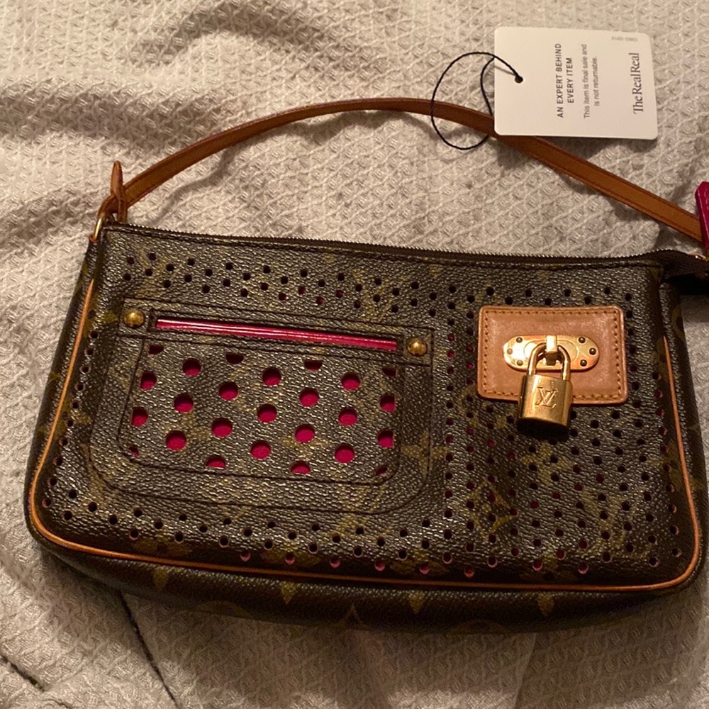 Louis Vuitton perforated pochette